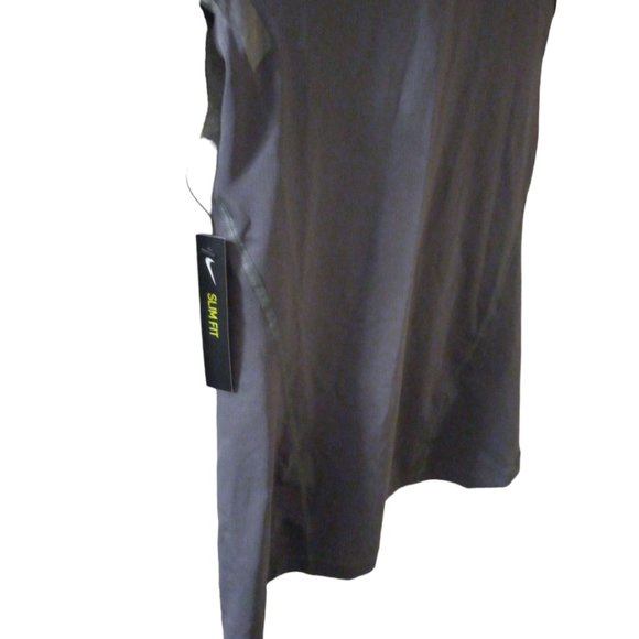 NWT! NIKE Pro Dri-Fit Racerback Slim Fit Tank Top Heathered Gray Women's… - Picture 7 of 12